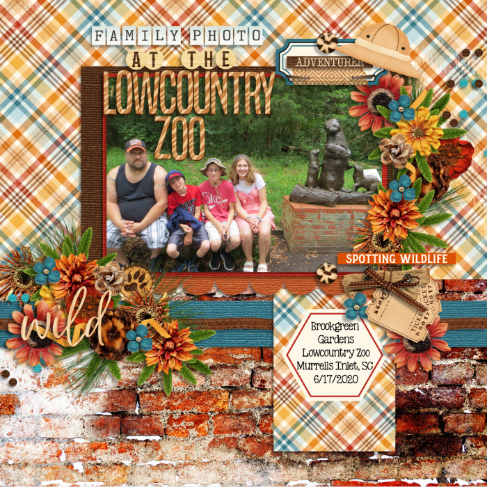 Family Photo at the Lowcountry Zoo