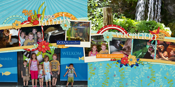 Family Vacation - at the aquarium