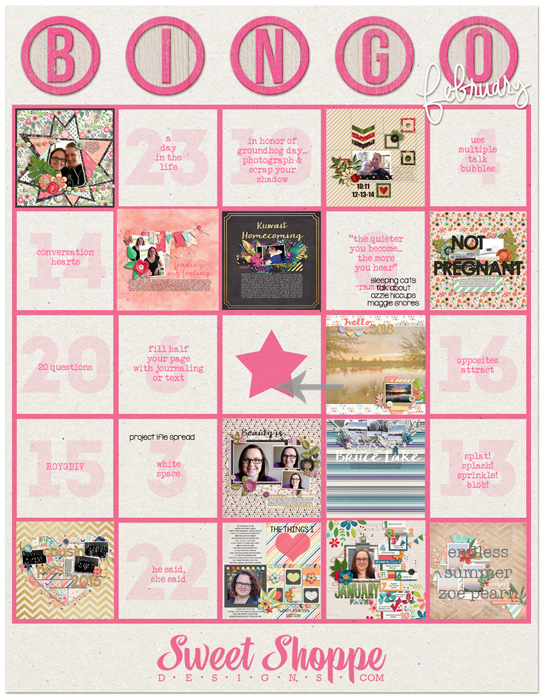 FEB Bingo Card
