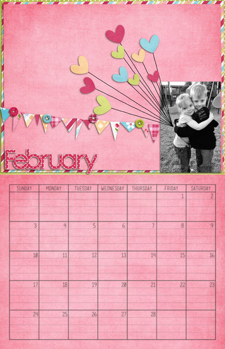 Feb Calendar 2013