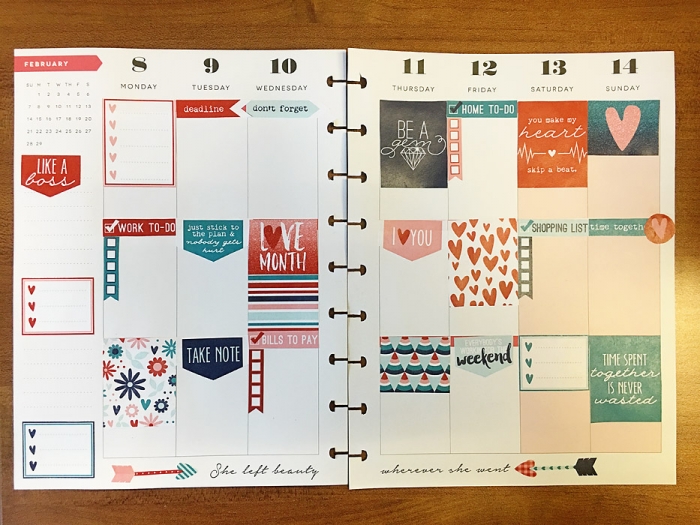 Feb Planner Pages