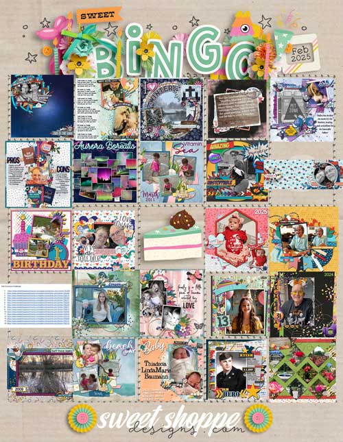 February Bingo Challenge