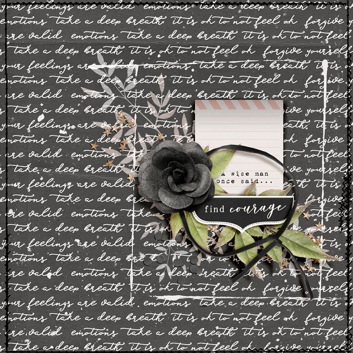 Find Courage - Quote Challenge