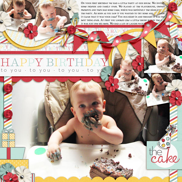 first birthday cake