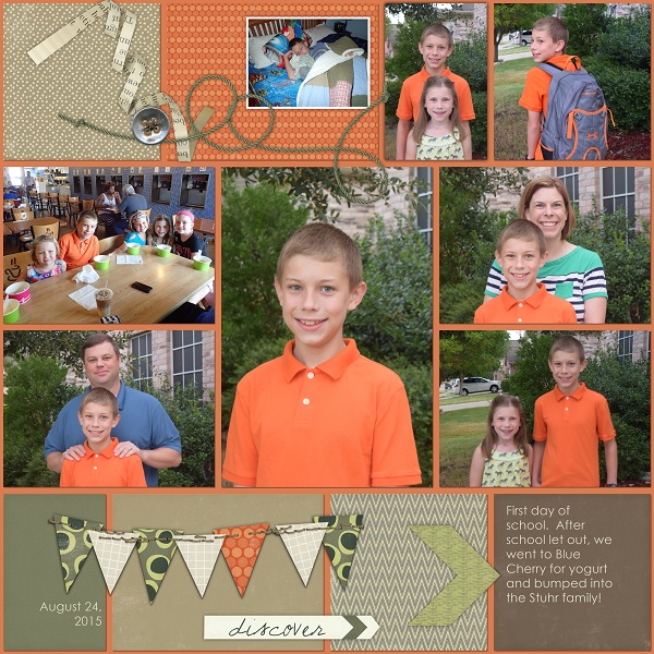 first day - 6th grade
