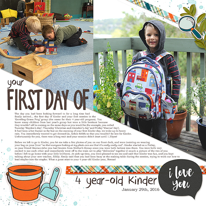 First Day of Preschool