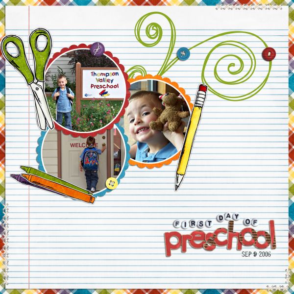 First Day of Preschool