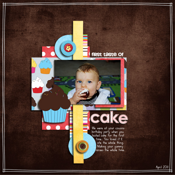 First taste of cake