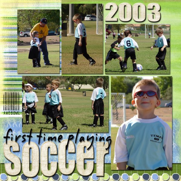 first time playing SOCCER