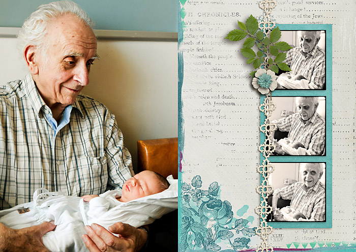 First time with great-grandfather