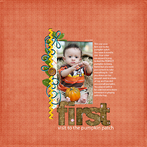 First Visit to the Pumpkin Patch