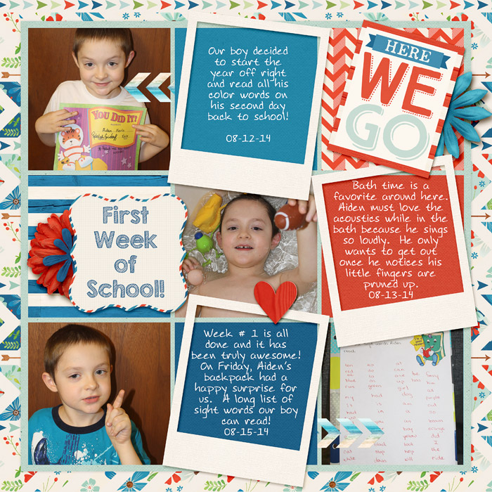 First Week of First Grade