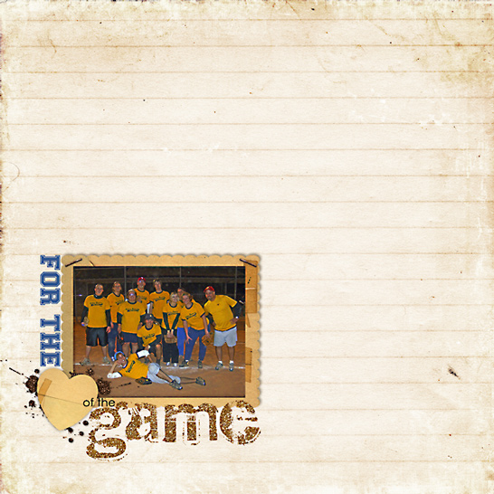 For the love of the game