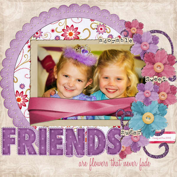 Friends are like flowers that never fade