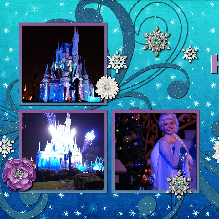 Frozen Holiday Wish (left)