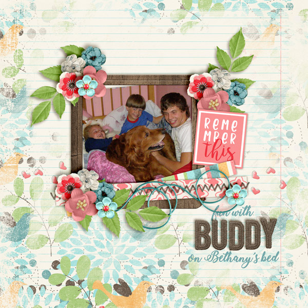 Fun with Buddy (right)