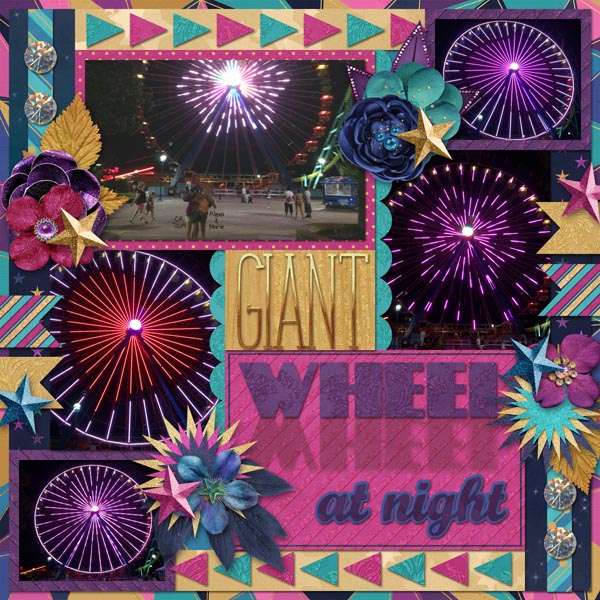 Giant Wheel at Night