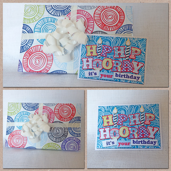 Gift wrap and card