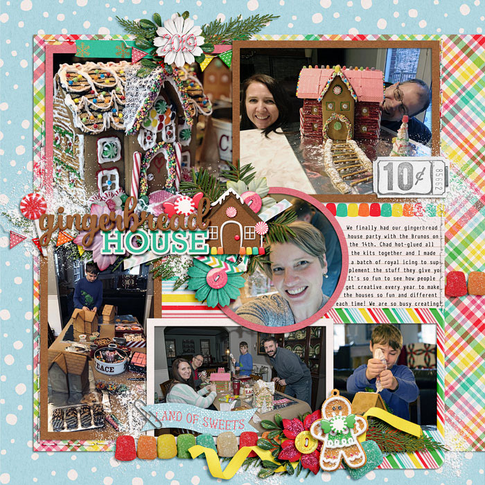 Gingerbread house 2019 left