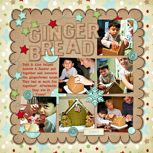 Gingerbread House - left side