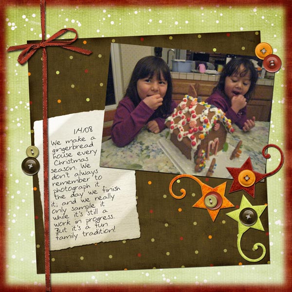 Gingerbread house tradition