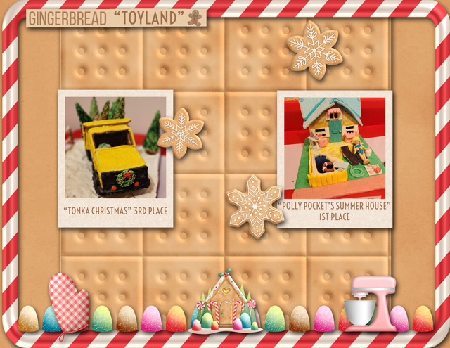 GINGERBREAD "TOYLAND"