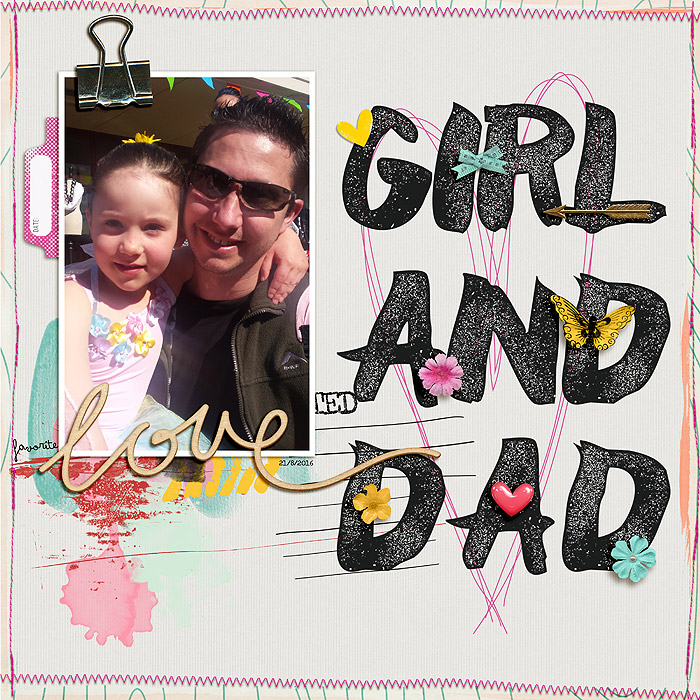 Girl and dad