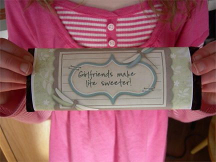 Girlfriend candy wrapper