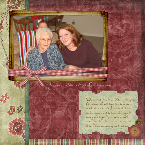 Grandma and me