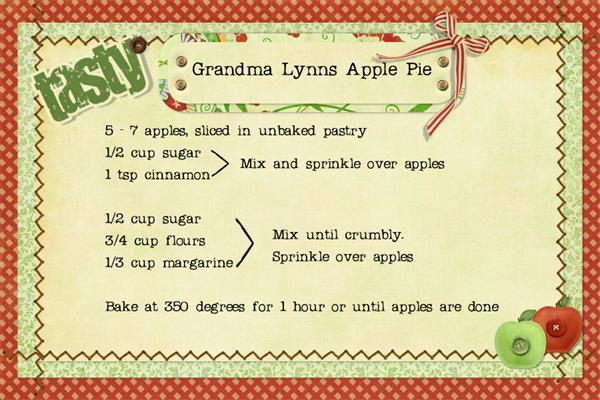 Grandma Lynns Apple Pie