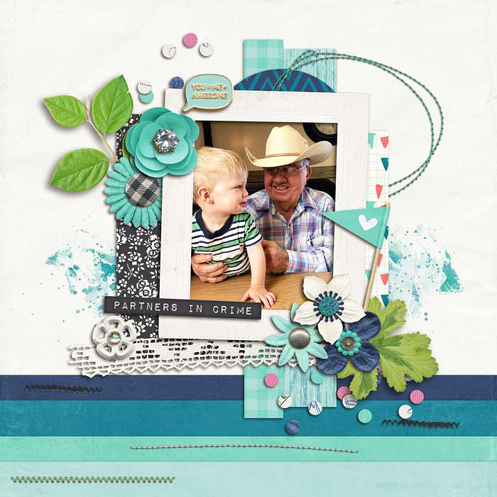 Grandpa & Teddy (left)