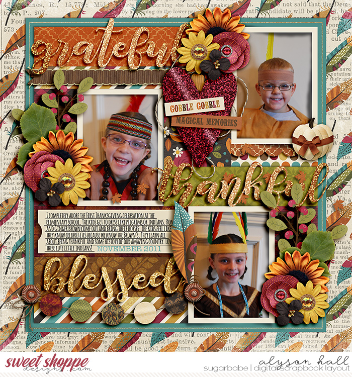 Grateful Thankful Blessed