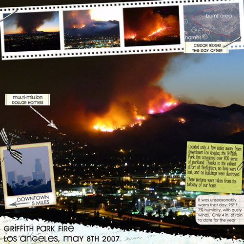 Griffith Park Fire