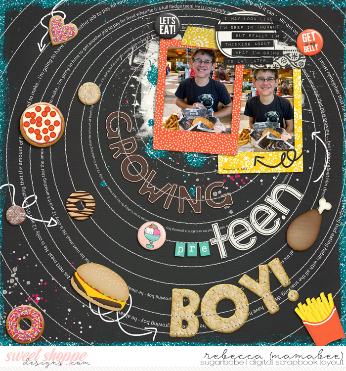 Growing preteen boy