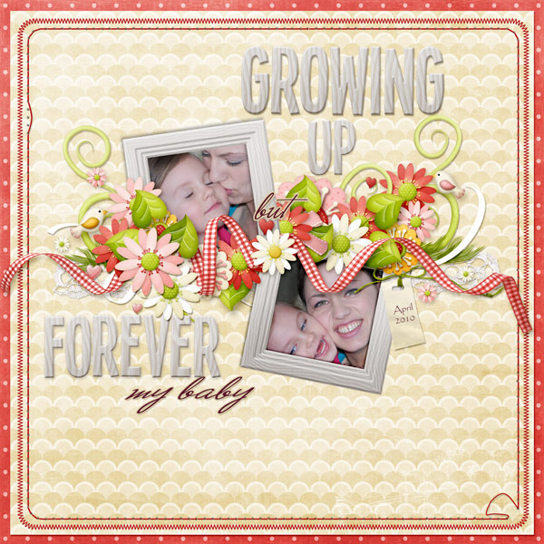Growing up but
