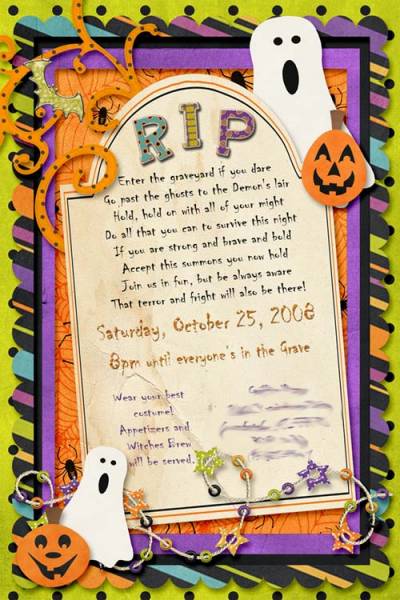 Halloween Party Invite