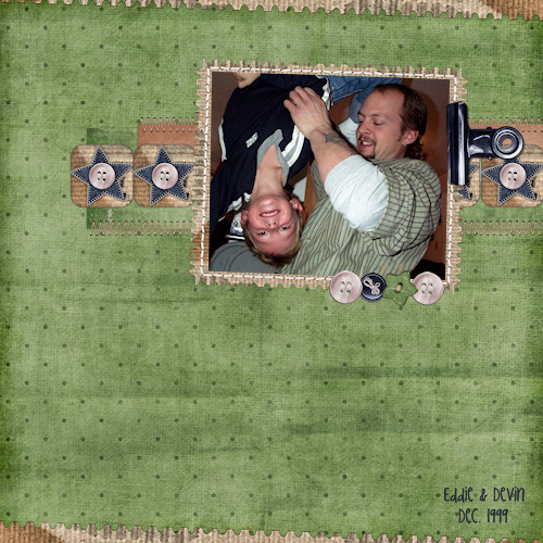 Hanging with Daddy