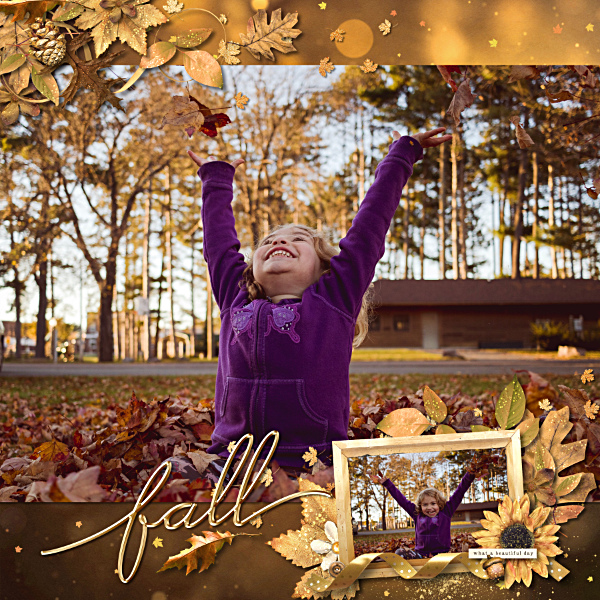 Hannah in Leaves