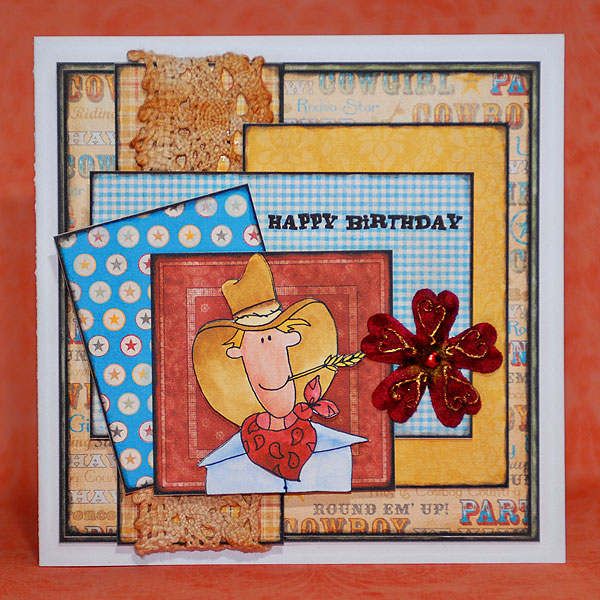 Happy Birthday Buckaroo Card