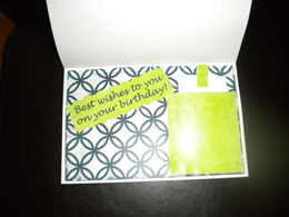 Happy Birthday Card with Gift Card Holder