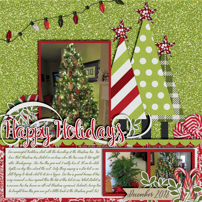 Happy Holidays Tree 2018