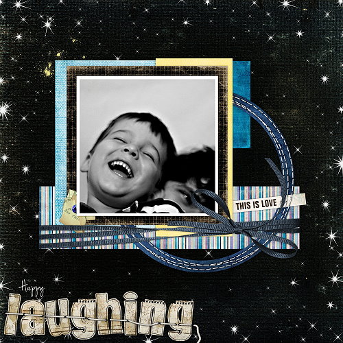 Happy laughing