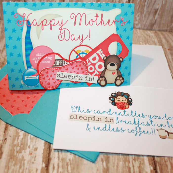Happy Mother's Day with matching envelope