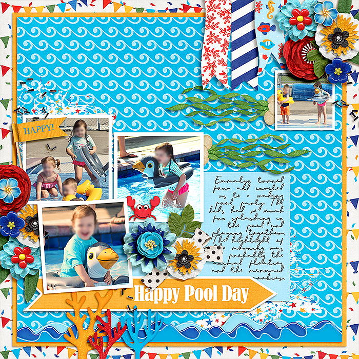 Happy pool day