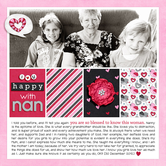 Happy with Nan