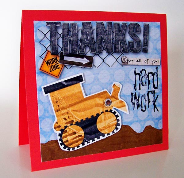 Hard Work Card