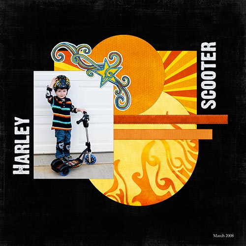 Harley scooter