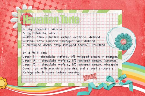 Hawaiian Torte