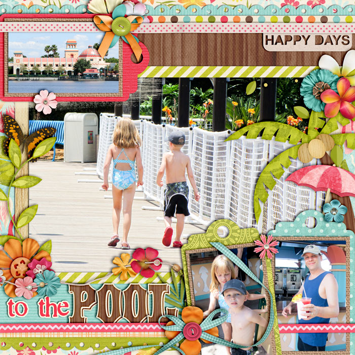 Heading to the Pool (right)