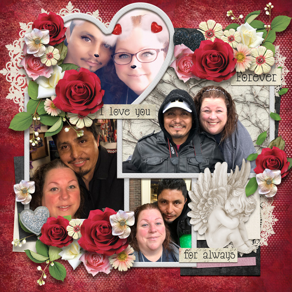 Heart Cluster Frames